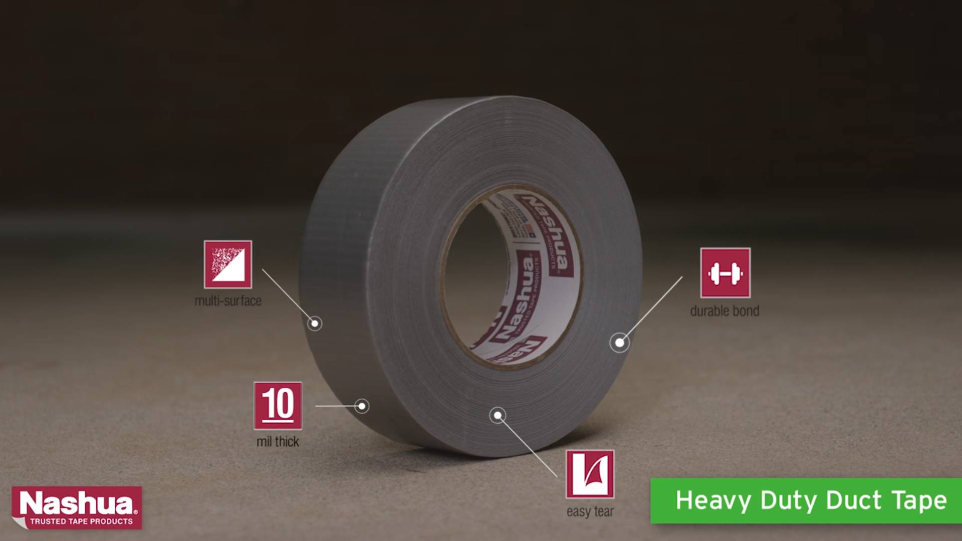 Nashua Tape 1.89 in. x 54.7 yd. Residue Free Poly Hanging Duct